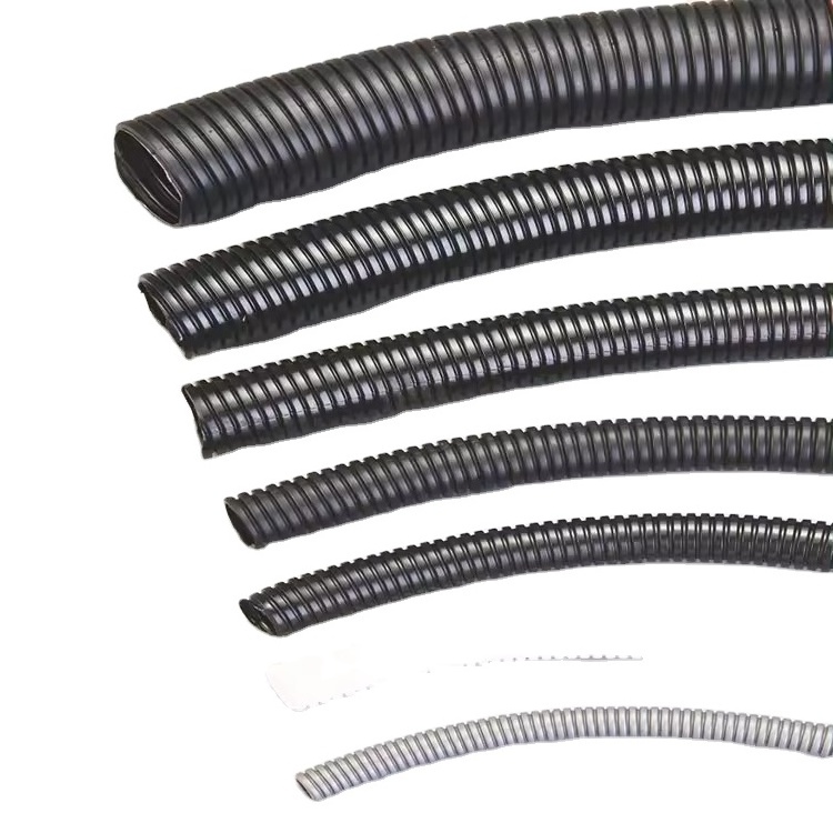 Wholesale plastic flexible hose PA Bellows Tube, Factory Price Natural nylon tube Corrugated Hose corrugation pipe