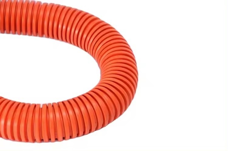 Plastic pipe corrugated tube PP flexible conduit  electric protection hose