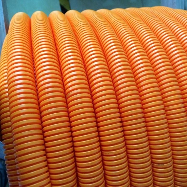 High Quality PE Slotted Flexible Corrugated Electrical Conduit Pipe