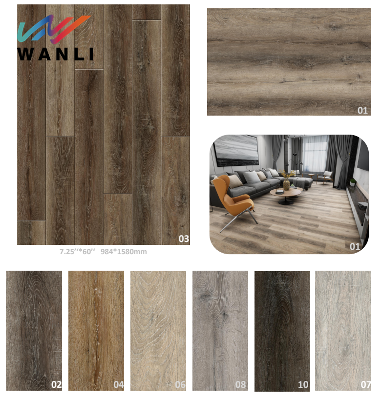 lvp vinyl plank valinge click lock spc flooring dry back pvc lvt glue down vinyl plank flooring