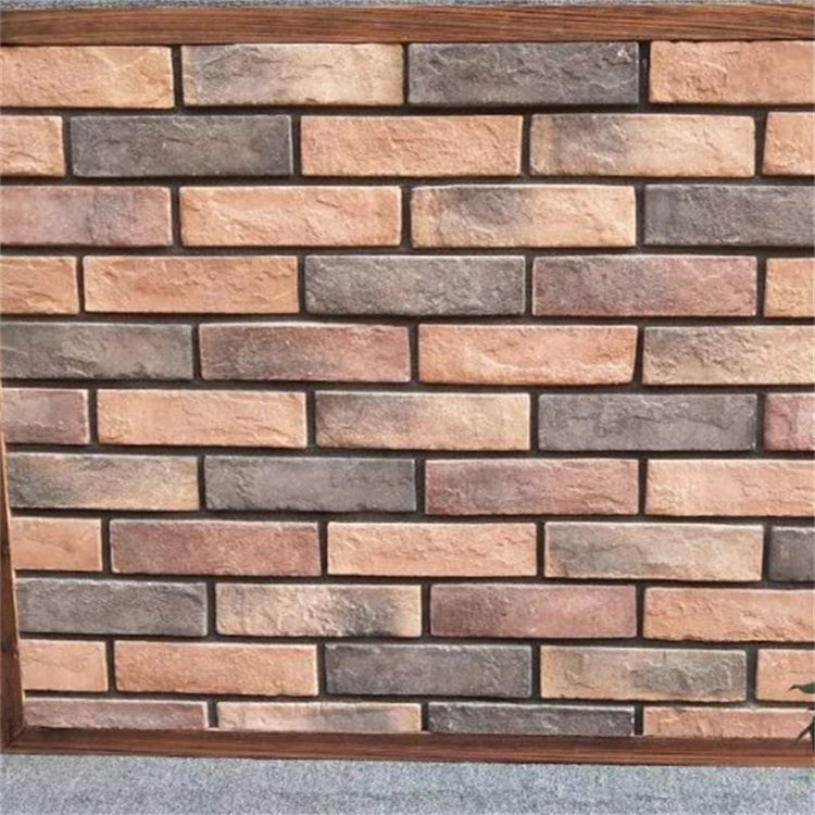 Cheap Faux Stacked Stone Veneer Siding, Multicolor Faux Brick Veneer Wall Cladding Fireplace,Artificial Cultured Ledge Stone For