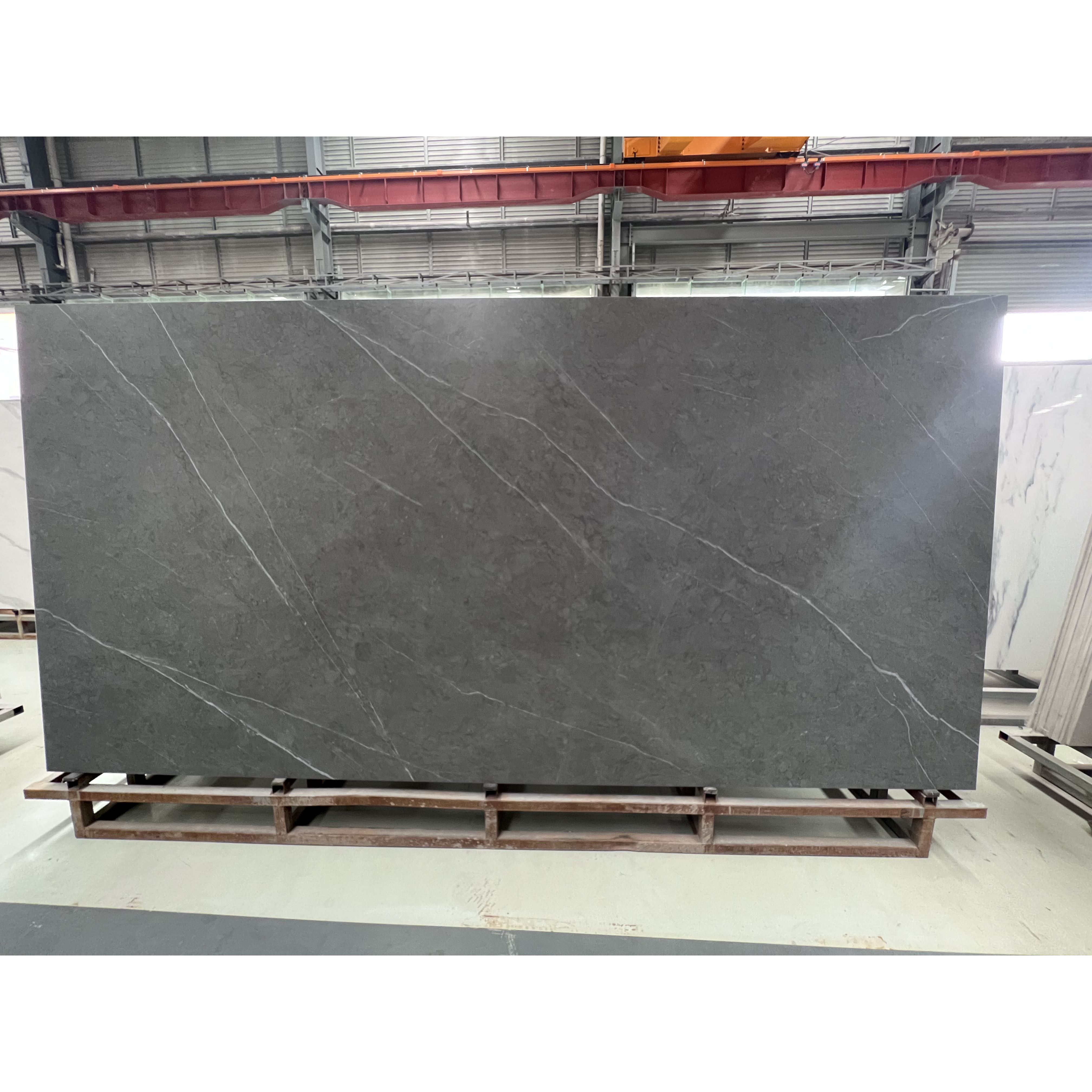 Italian Calacatta Sintered Stone Slabs Large Format Wall Tile Bathroom Vanity Top Marble Sintered Stone For TV Background