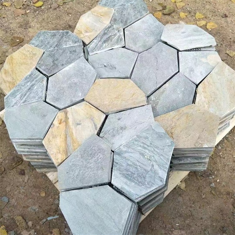 2021 hot selling cheap rustic flagstones stepping stones crazy stone tiles price