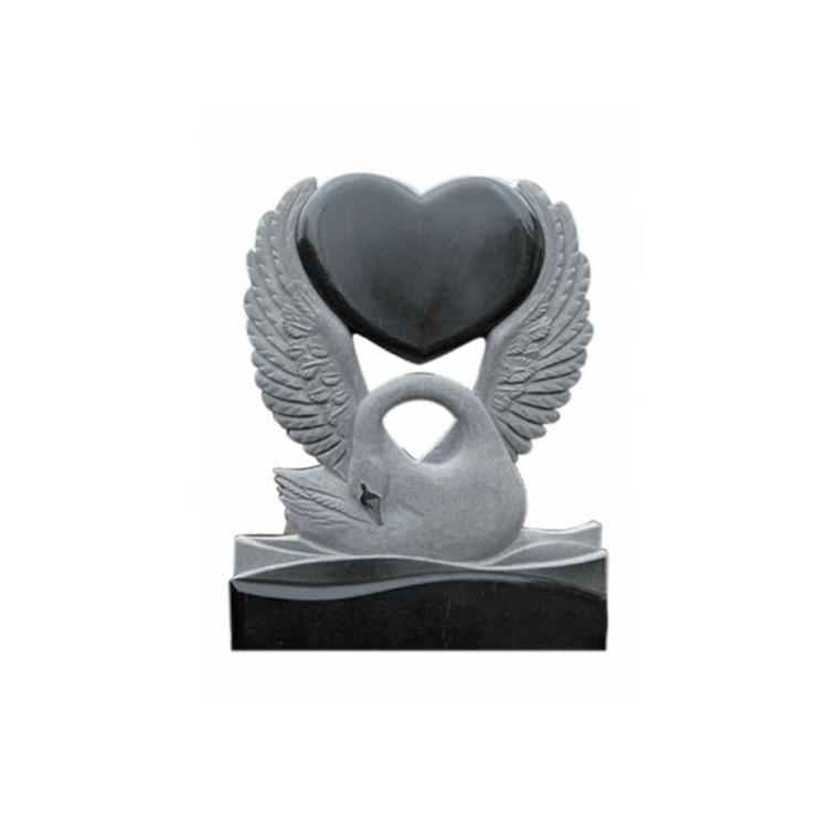 Cheap Price Heart Shape Animal Gravestone Unique Headstone For Graves