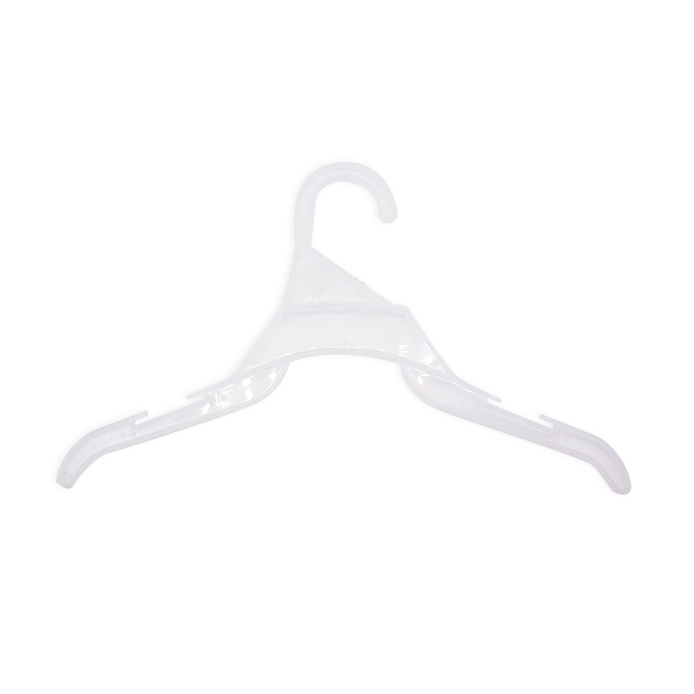 non-slip transparent cheap plastic hanger kid baby  hangers racks cloth hanger clothes rack