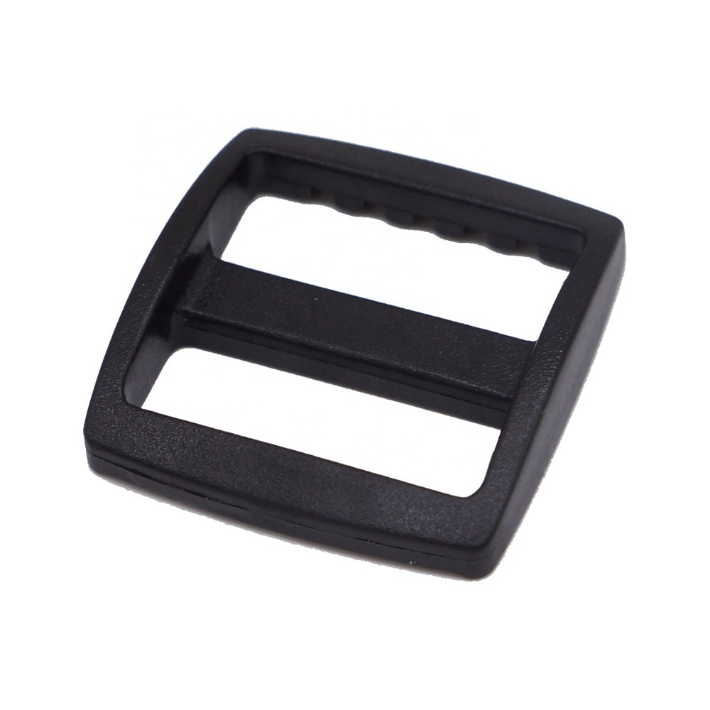 WL Wholesale Black Plastic Strap Adjuster Tri-Glide Slide Lock for Backpack