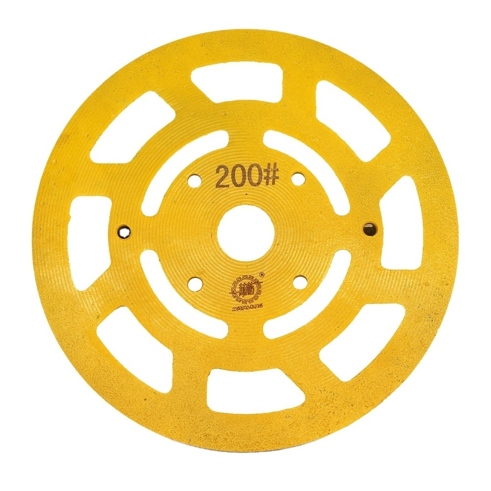 200mm 8 Inch metal Bond Diamond Grinding Plate Polishing Disc for Granite Stone