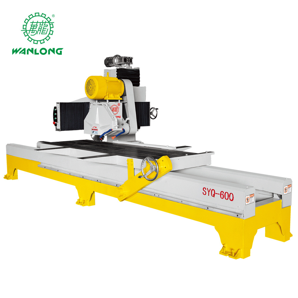 WANLONG Granite Marble Stone Machinery SYQ-600 Manual Edge Cutting Machines for Sale