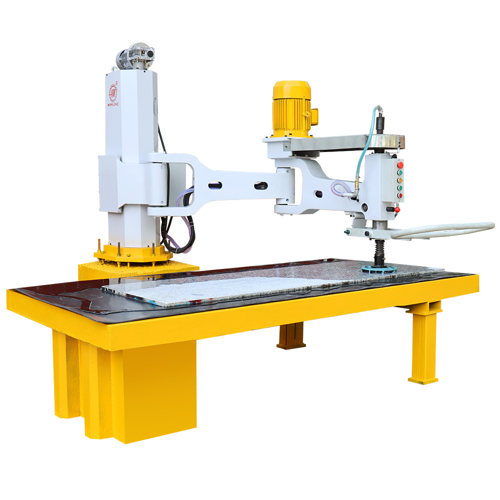 Easy operation Manual  Polish Machine for  Marble Granite Slab Flat Stone Cutting Abrasive