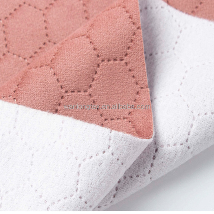 2022 customized made hot sell ultrasonic embossed velvet for  Sofa Mattress Cover