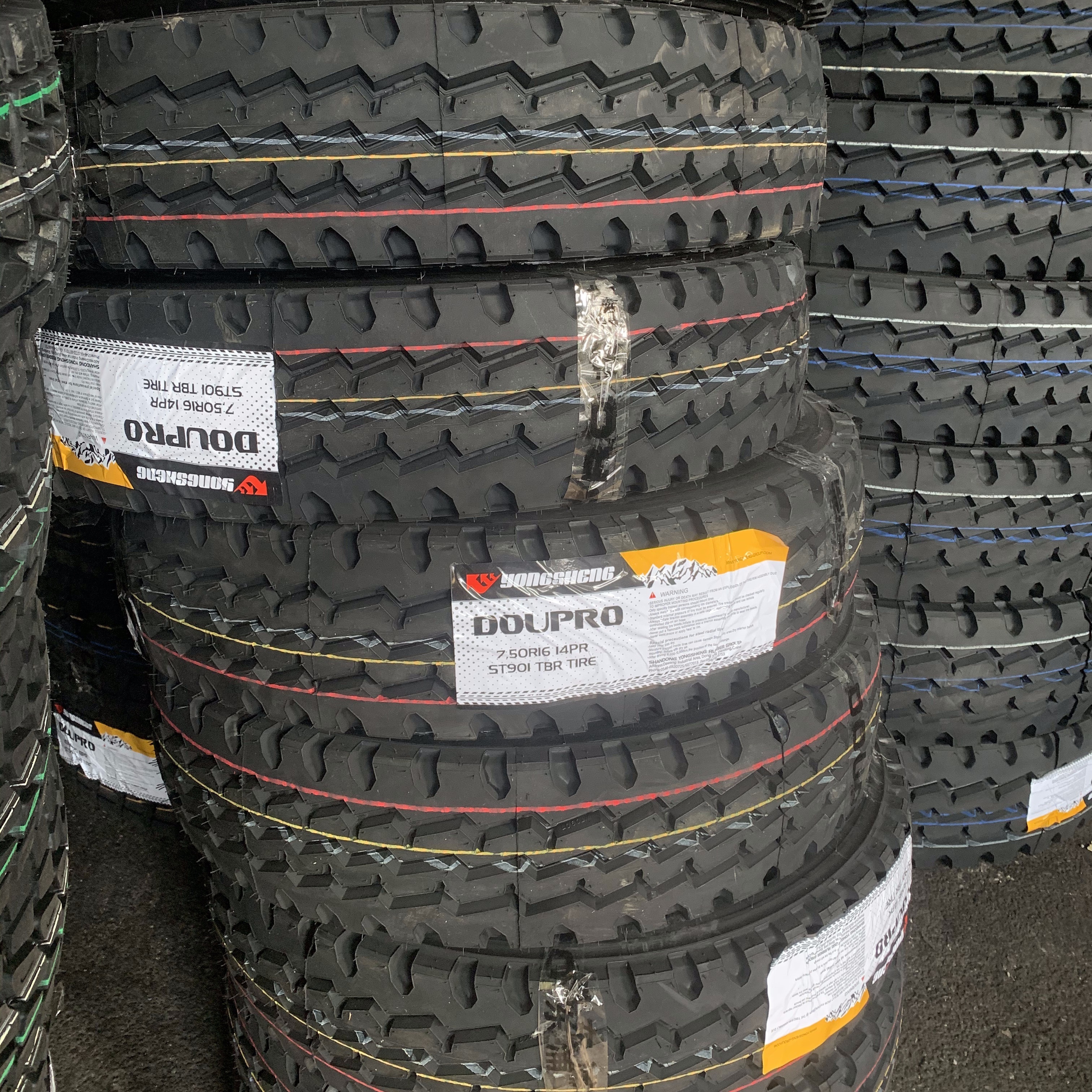 China cheaper Doupro brand  import truck tyres 7.50R16 truck tires prices