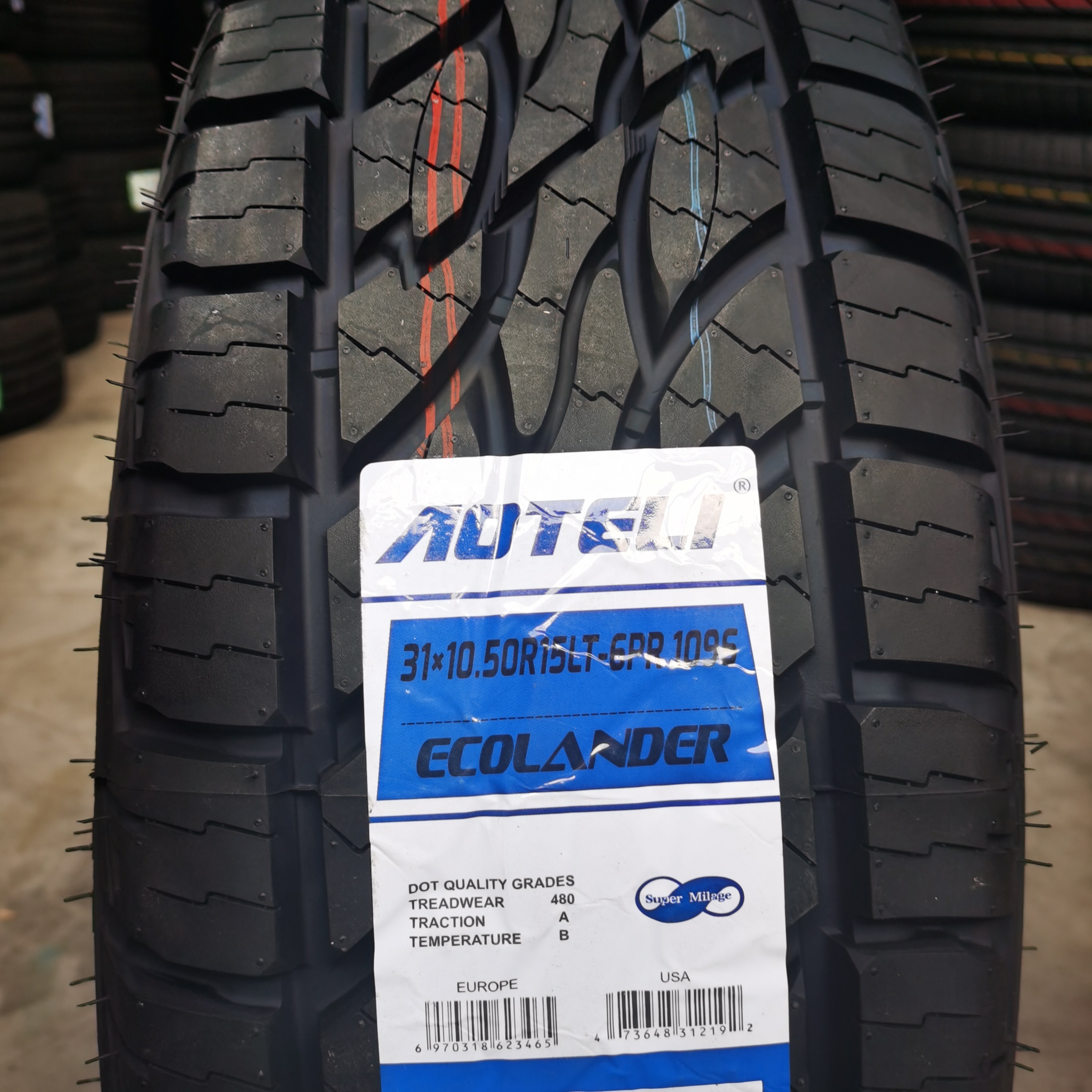 Wholesale Chinese AT tires Mud tire MT tires AOTELI comforser 31x10.50R15