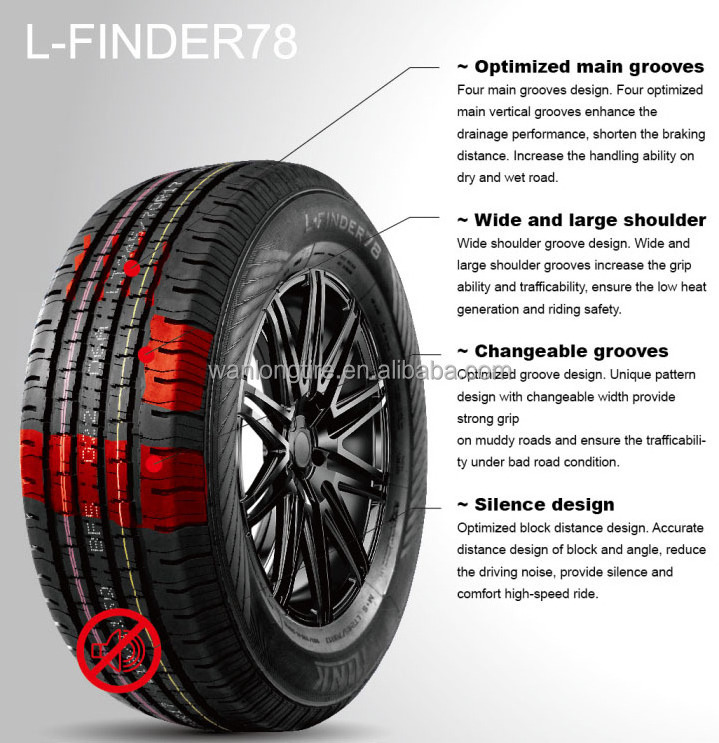 Tires 215/55 R17 and 225/75R16 car 225/75R16 265/70R17 LT 123/120Q mt tires comforser cf3000 tire neumaticos r16 r17