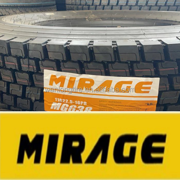 295/75r22.5 295/80R22.5 315/80R22.5 385/65R22.5 11R22.5 MIRAGE tyre for truck