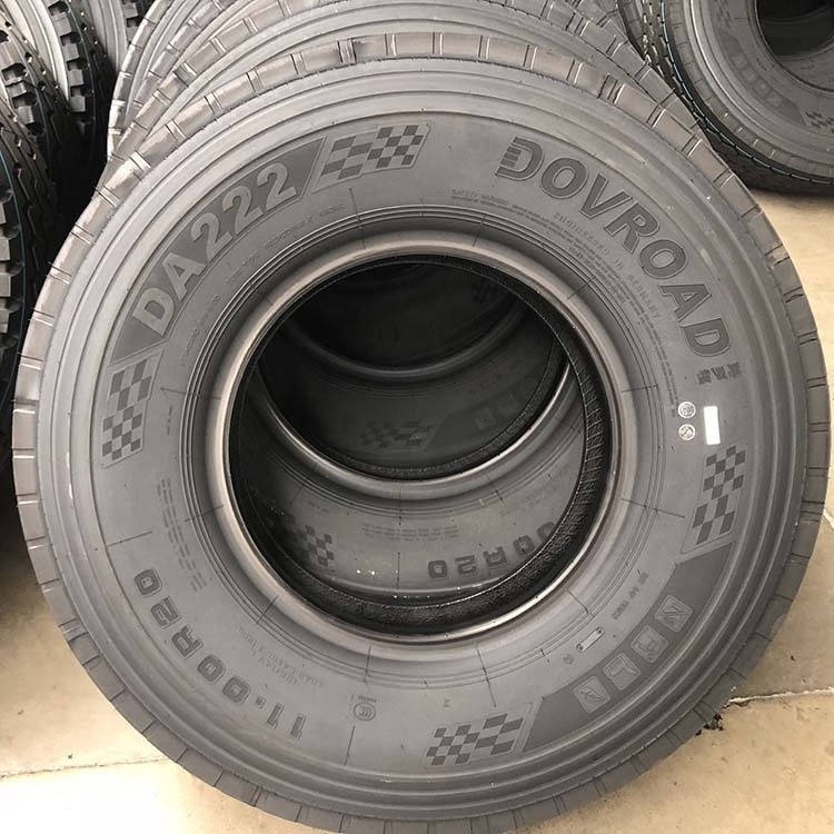 DOVROAD brand China factory  new tyres 1100R20 1200R20 DA222 all  steel TBR radial tube  truck tires tyres for truck