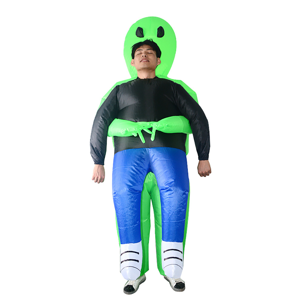 Men And Women  Kids Family Costume Festival And Party Carnival Inflatable ET Alien Costume For Halloween