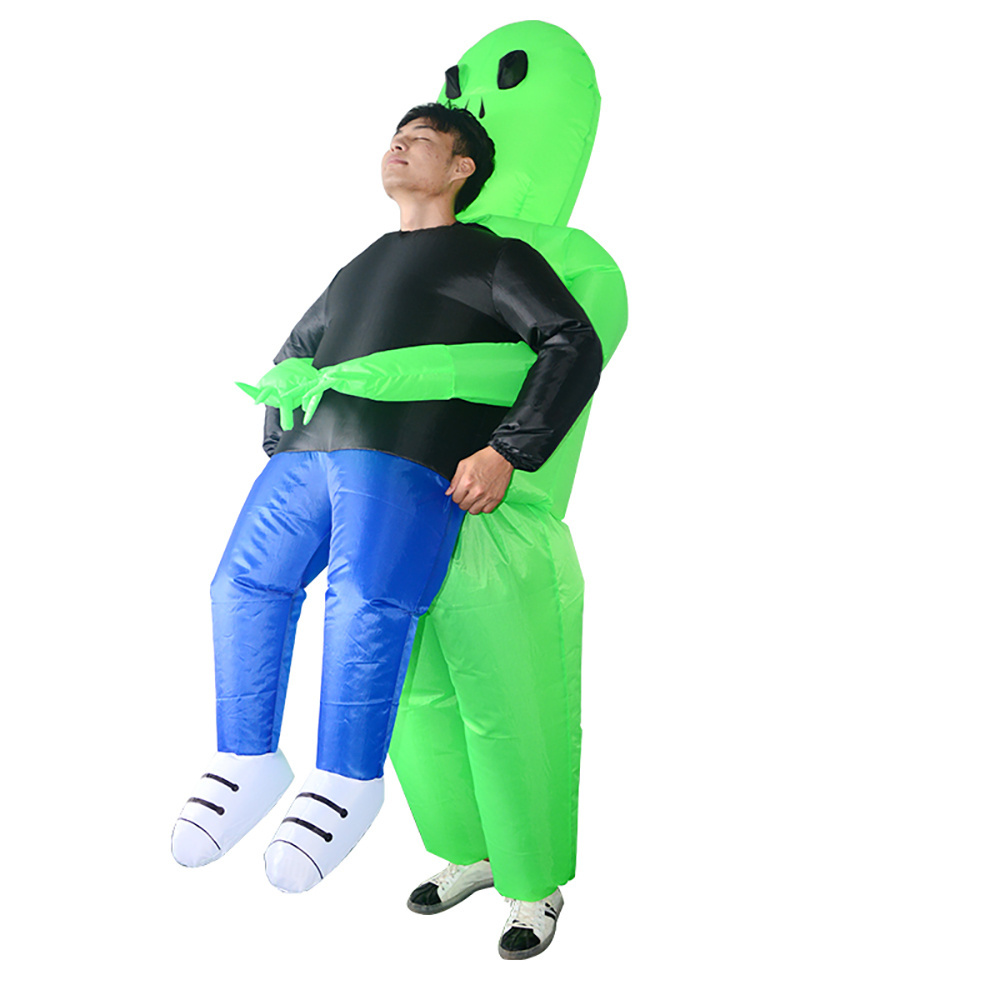 Men And Women  Kids Family Costume Festival And Party Carnival Inflatable ET Alien Costume For Halloween