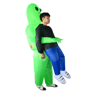 Men And Women  Kids Family Costume Festival And Party Carnival Inflatable ET Alien Costume For Halloween