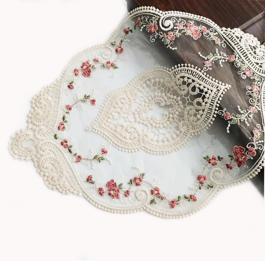 Wholesale Vintage Embroidery Lace Placemat For Dining Table Luxury, Lace Place Mat