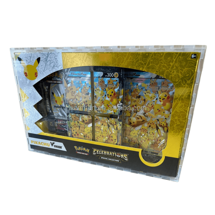 Pokemon Acrylic Precious Collector Box Display Case Acrylic Premium Card Display