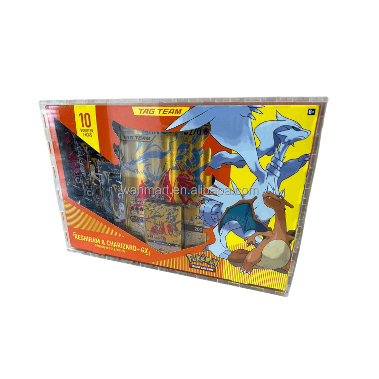 Pokemon Acrylic Precious Collector Box Display Case Acrylic Premium Card Display