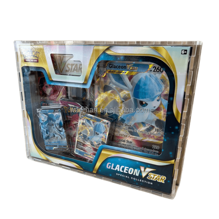 Pokemon Acrylic Japanese Celebrations Booster Box 25th Anniversary Display Case Box