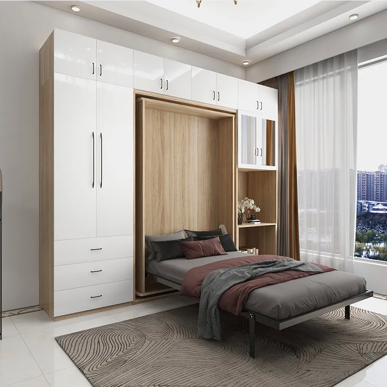 New Style Modern Hidden Rotating Murphy Bed