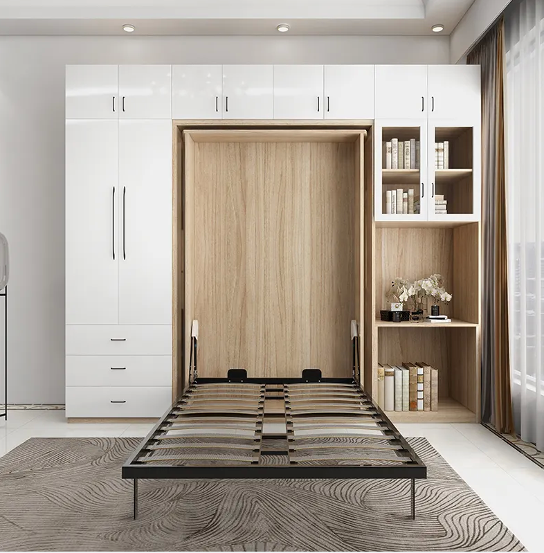 New Style Modern Hidden Rotating Murphy Bed