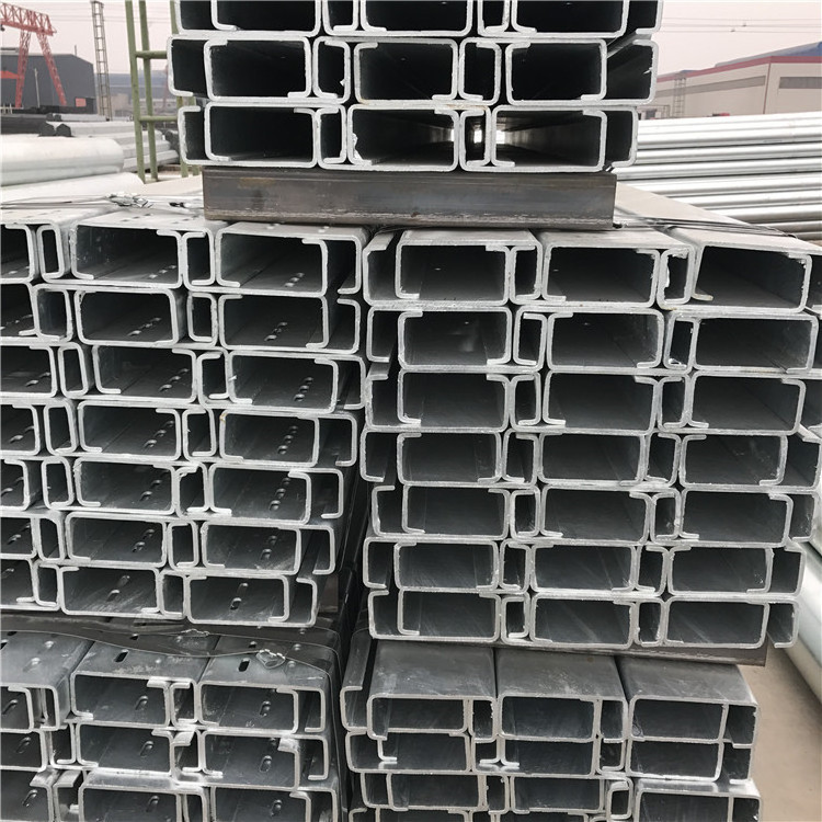 Erw Black Hollow Section Pipe Size Cheap Price 6m Length C Shape Welding Service Special Pipe