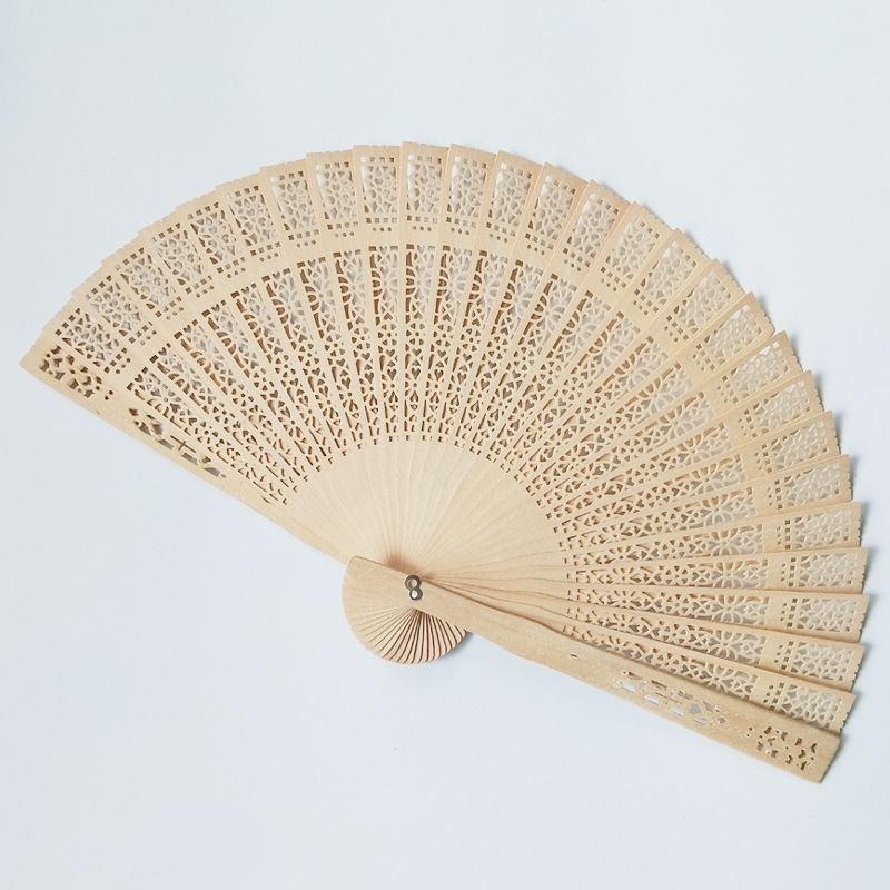 Handmade Mix Size 23cm or 20cm Craft Products Wood Hand Fan Wedding Guest Souvenirs Gifts Custom Design Sample wood Hand Fan