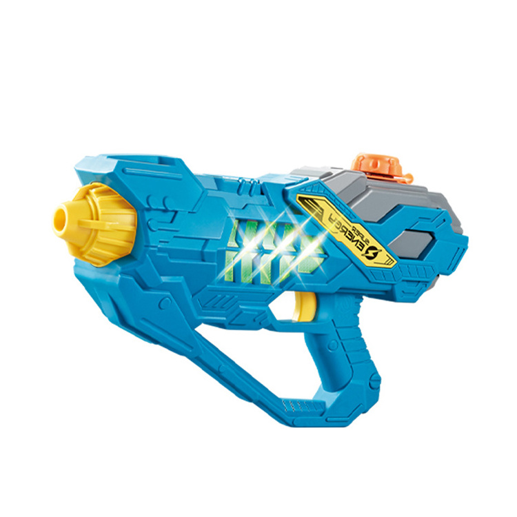 kids summer outdoor unisex plastic cartoon space electric high pressure water gun toy for adult