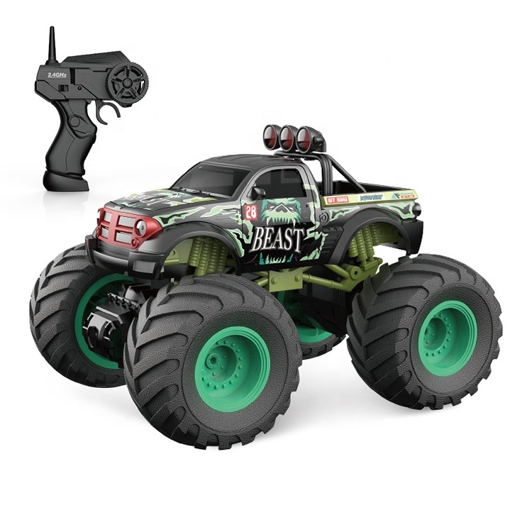 2024 Hot Rc Car 1/18 2.4G 4Ch 4X4 Super Wheels Race  Radio Control Toys Vehicle 12 Km/H For Child