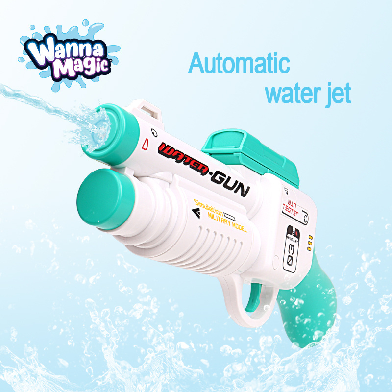 Wholesale Summer Toy Automatic Powerful Water Gun Swimming Pool Outdoor Toys Battery Powered Electric Water Gun For Adults