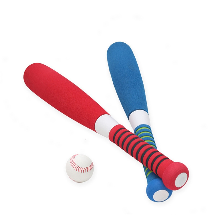 Hot Sale Kids Rubber Foam Baseball Batting Outdoor Training Children Recreation Game Baseball Set Sports Toys