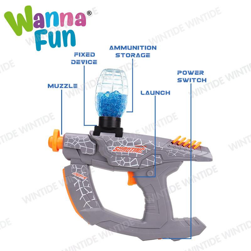 High Speed Gel Shooter Splat Splatter Ball Water Ball Gun Blaster Launch Gel Ball Guns Kids Water Bomb Gun Toy