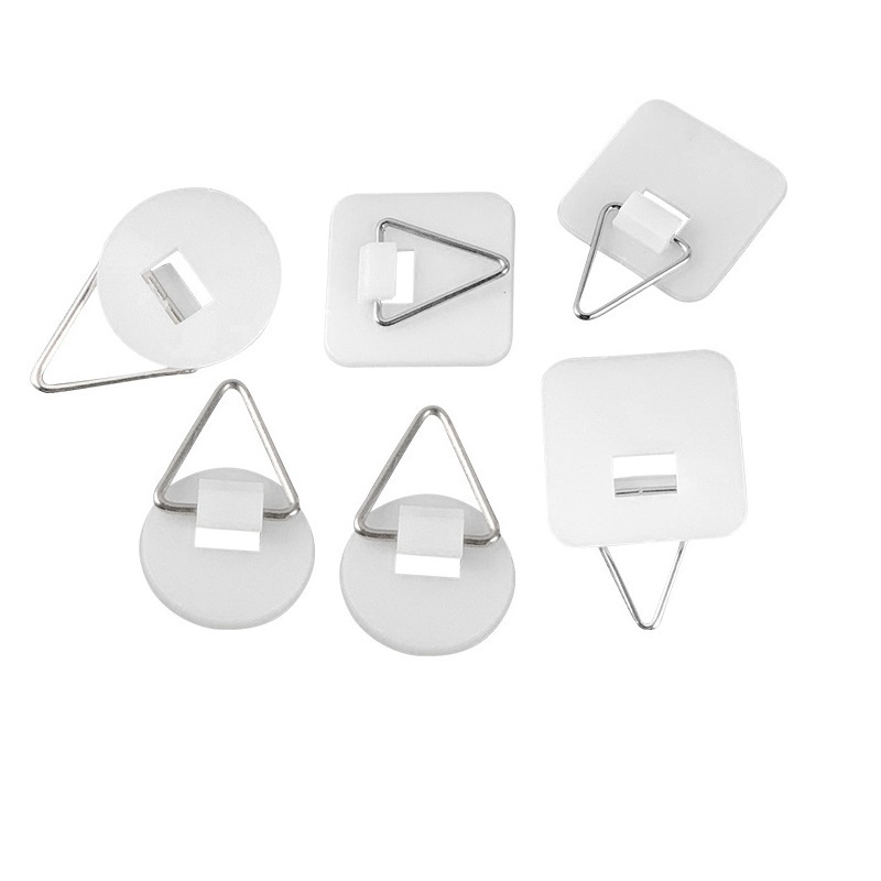 square shape ABS plastic plate hanger picture hanging hooks