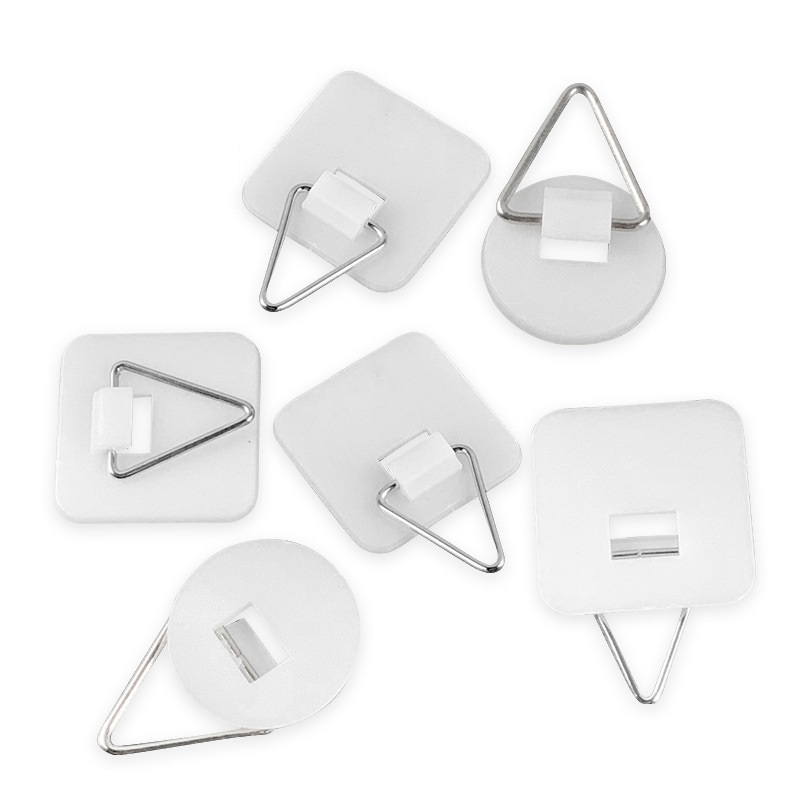 square shape ABS plastic plate hanger picture hanging hooks