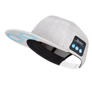 Cotton Sports Blue Tooth Bluetooth Hat Speaker Smart Hub Wireless Headphones Custom Baseball Music Hat with Headphones