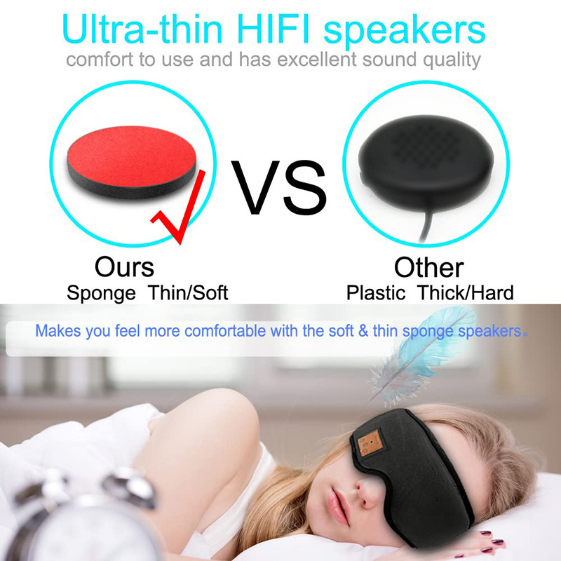 Smart Wireless Music Relax Sleep Usb Cables Sleep EyeMask Blue Tooth Wireless Headphones Usb Cable For Android Phone