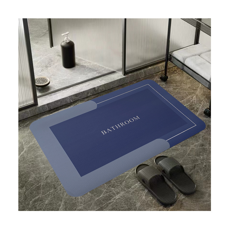 2022 Luxurious Anti Non Slip Absorbent Absorbing Floor Door Washroom Products Bath Mats Bathroom Mats Rug