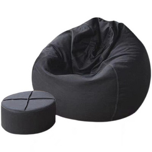 Colorful Custom Lazy Sofa Round Foldable Single Tatami Round Big Lazy Bean Bag Sofa Chair  For Kids And Adults