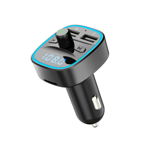 2022 Hot Sale BL 5.0 Car FM Transmitter Hands Free Dual USB Car Kit Car Charger Mp3 Player