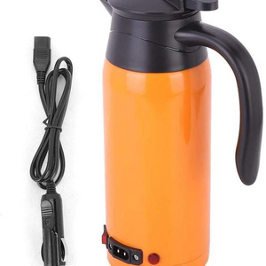 Wholesale 800ml 12V 24V Car Water Kettle Car Cigarette Lighter  Large Capacity Portable Car Electric Water Kettle