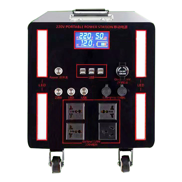 220v Energy Storage Outdoor Mobile Power Supply Broadcast Camping Self-Driving Travel Stalls Power Outage