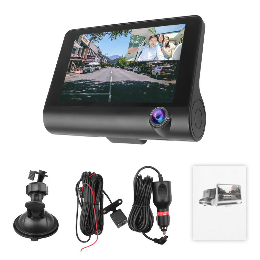 Car Camera Hd 1080p Dual Lens Dash Cam Driving Recorder With GPS G-sensor Car Dvr