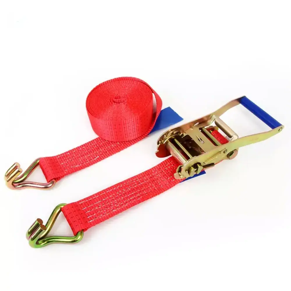 Wholesale Polyester PE Nylon Safety custom 5T 10m Small Hook car tow strap