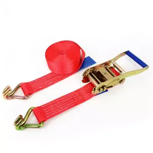 Wholesale Polyester PE Nylon Safety custom 5T 10m Small Hook car tow strap