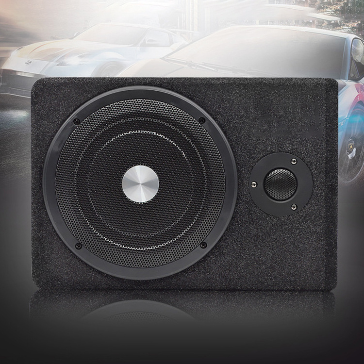 High Quality 8 inch 12V Ultra-thin High Power 12 Full Frequency Pure Bass Modified  Car Subwoofer