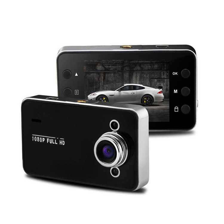 2.7''  Full HD 1080P Car DVR K6000 2pcs LED Loop Recording Night Vision Recorder Car Video Dash Cam