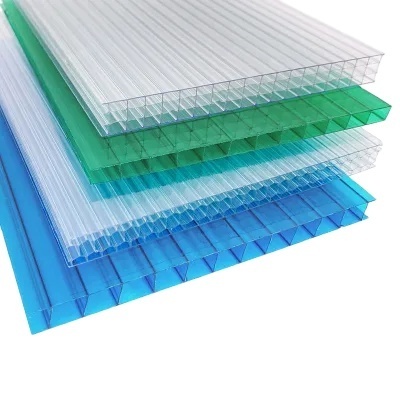 Factory Fast Delivery 4mm 6mm 8mm 10mm Cellular UV Protection Honeycomb Polycarbonate Hollow Sheet